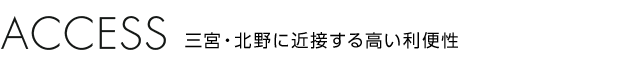 ブエナビスタ神戸三宮　ロケーション