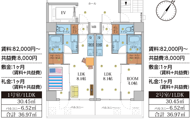 ブエナビスタ神戸駅前　間取り