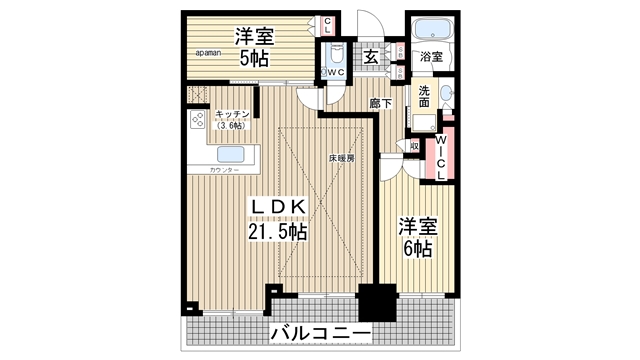 神戸市中央区旭通の賃貸物件外観