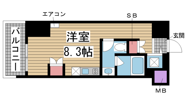 神戸市東灘区深江北町の賃貸物件間取画像