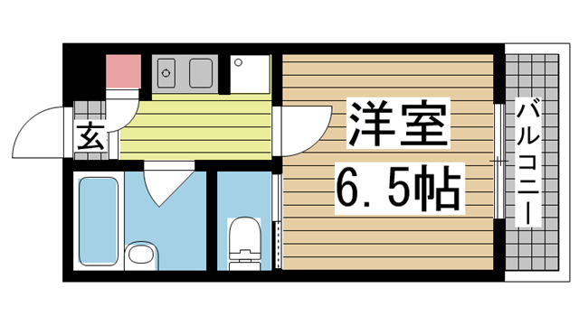 神戸市兵庫区福原町の賃貸物件間取画像