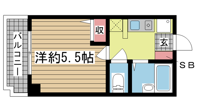 神戸市東灘区御影本町の賃貸物件間取画像