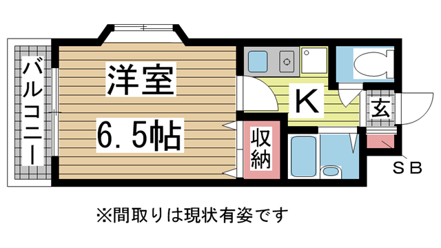 神戸市灘区大石南町の賃貸物件間取画像