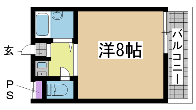 神戸市灘区篠原南町の賃貸物件間取画像