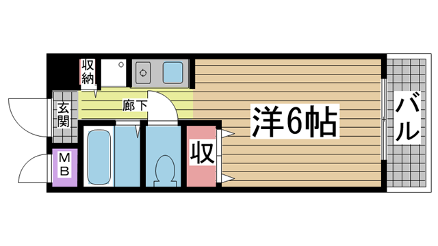 神戸市須磨区川上町の賃貸物件間取画像