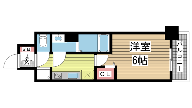 神戸市中央区八雲通の賃貸物件間取画像