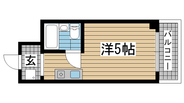 神戸市中央区雲井通の賃貸物件間取画像