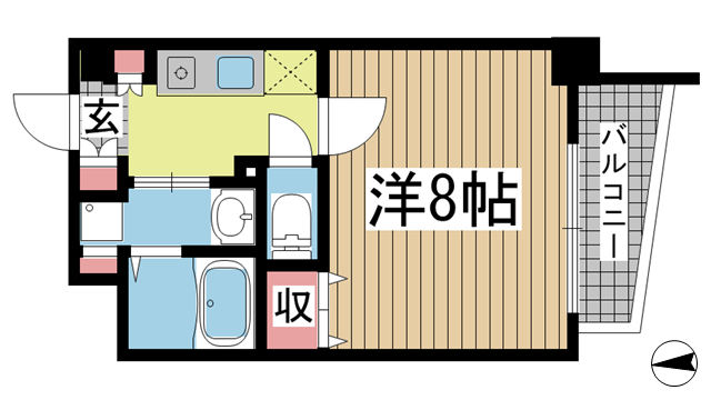 神戸市灘区千旦通の賃貸物件間取画像