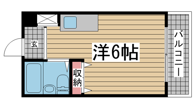 神戸市灘区八幡町の賃貸物件間取画像