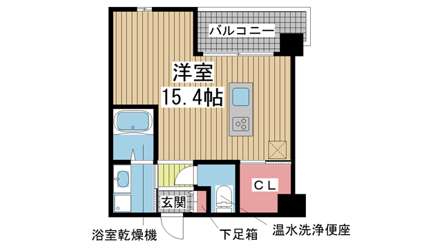 神戸市中央区古湊通の賃貸物件間取画像