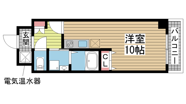神戸市兵庫区福原町の賃貸物件間取画像