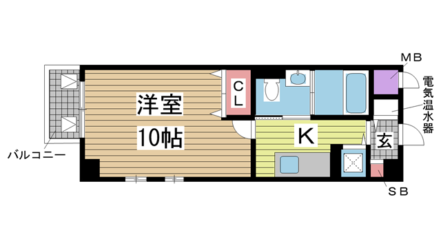 神戸市須磨区堀池町の賃貸物件間取画像