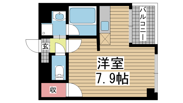 神戸市東灘区本庄町の賃貸物件間取画像