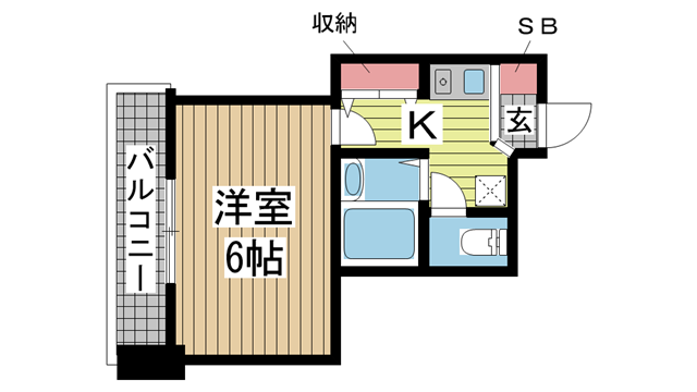 神戸市須磨区飛松町の賃貸物件間取画像