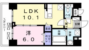 神戸市東灘区深江本町の賃貸物件間取画像
