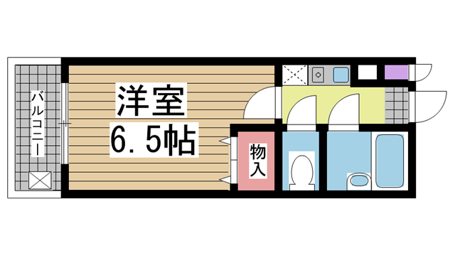 神戸市東灘区御影石町の賃貸物件間取画像