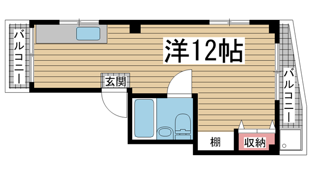 神戸市垂水区舞子台の賃貸物件間取画像