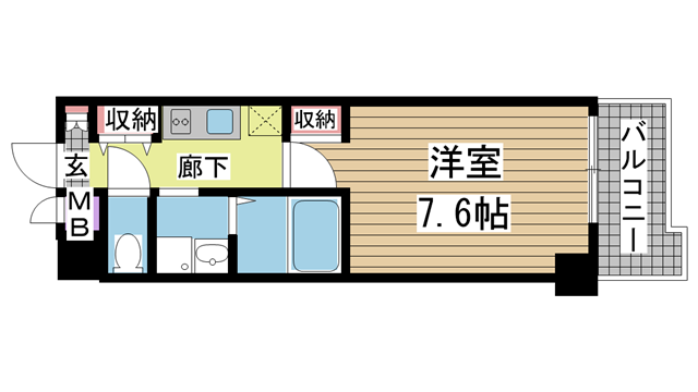 神戸市灘区岩屋北町の賃貸物件間取画像