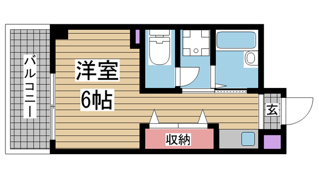 神戸市灘区灘北通の賃貸物件間取画像