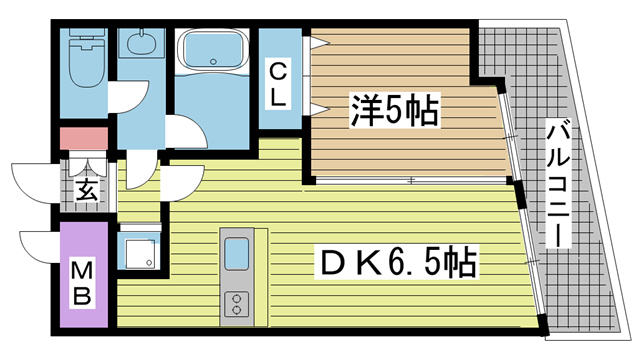 神戸市中央区元町通の賃貸物件間取画像