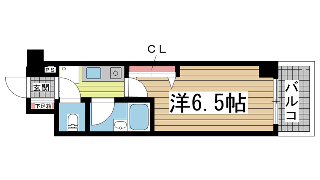 神戸市中央区磯辺通の賃貸物件間取画像