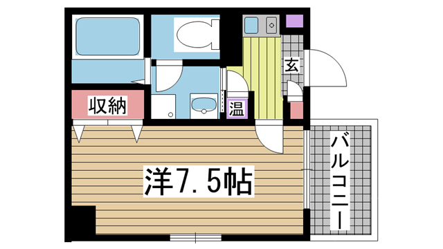 神戸市中央区元町通の賃貸物件間取画像