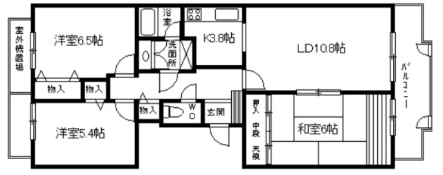 神戸市東灘区西岡本の賃貸物件間取画像