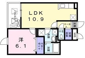 神戸市兵庫区兵庫町の賃貸物件間取画像