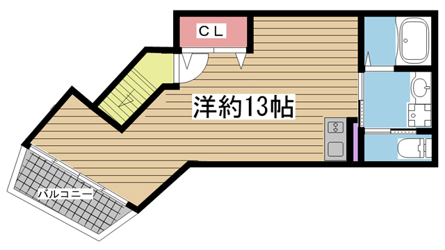 神戸市東灘区岡本の賃貸物件間取画像