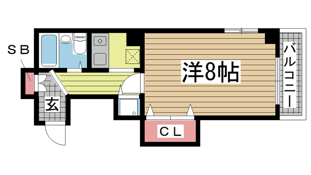 ITビル 303|神戸市中央区下山手通(JR東海道本線(近畿)三ノ宮駅)のマンション間取 ITビル 303|神戸市中央区下山手通(JR東海道本線(近畿)三ノ宮駅)のマンション間取