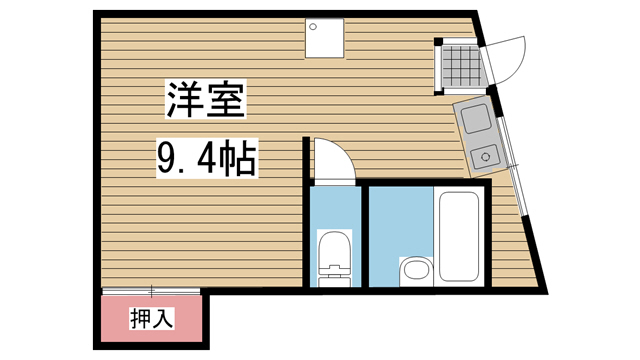 ノベラ篠原北町 B402|神戸市灘区篠原北町(阪急神戸線六甲駅)のマンション間取 ノベラ篠原北町 B402|神戸市灘区篠原北町(阪急神戸線六甲駅)のマンション間取
