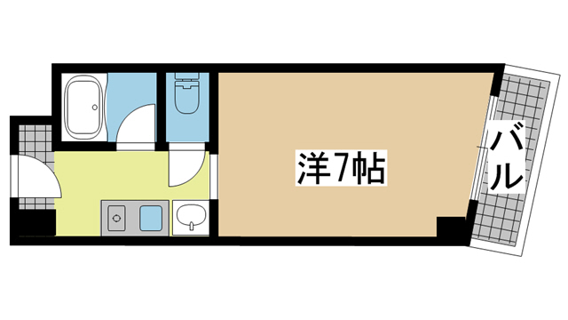 神戸市中央区海岸通の賃貸物件間取画像
