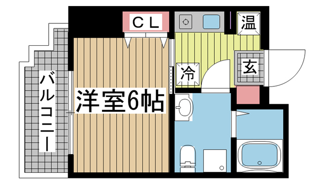 神戸市灘区岸地通の賃貸物件間取画像