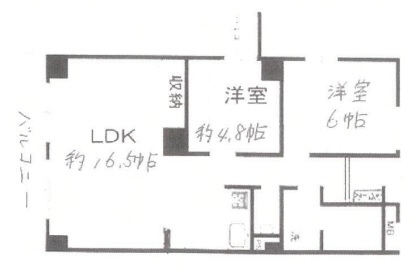 神戸市中央区八雲通の賃貸物件間取画像