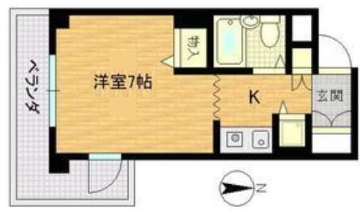 神戸市灘区岩屋北町の賃貸物件間取画像