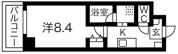 神戸市須磨区松風町の賃貸物件間取画像