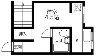 神戸市兵庫区湊川町の賃貸物件間取画像