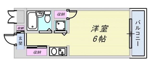 神戸市灘区岩屋中町の賃貸物件間取画像