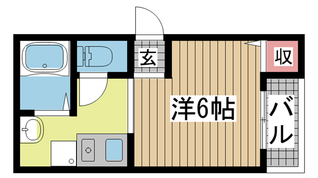 神戸市中央区二宮町の賃貸物件間取画像
