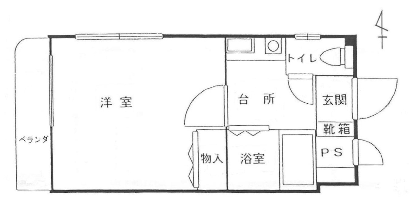 神戸市東灘区魚崎中町の賃貸物件間取画像