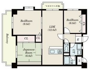 エスペランサ甲南 301|神戸市東灘区本山中町(JR東海道本線(近畿)甲南山手駅)のマンション間取 エスペランサ甲南 301|神戸市東灘区本山中町(JR東海道本線(近畿)甲南山手駅)のマンション間取