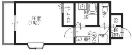 神戸市灘区王子町の賃貸物件間取画像