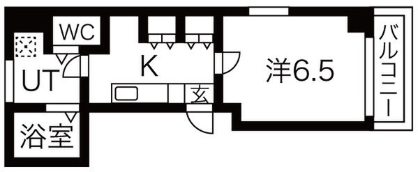 神戸市中央区楠町の賃貸物件間取画像