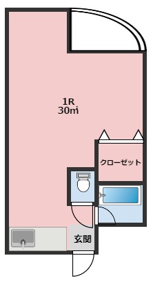 神戸市中央区中山手通の賃貸物件間取画像