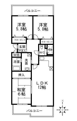 神戸市灘区箕岡通の賃貸