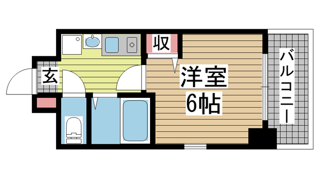 神戸市中央区元町通の賃貸物件間取画像