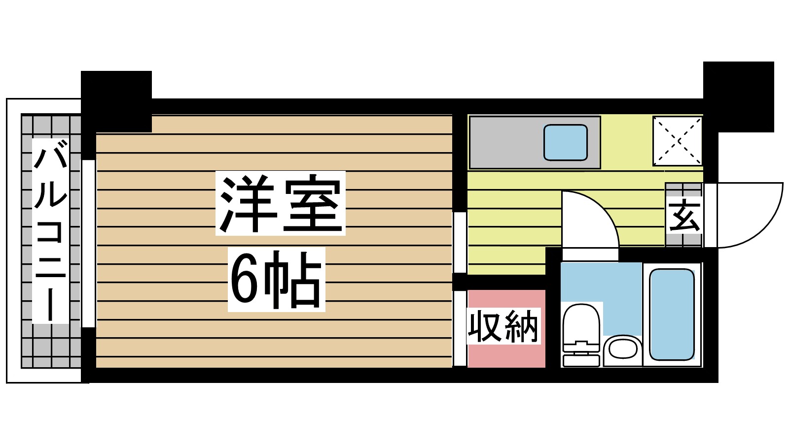 神戸市中央区下山手通の賃貸物件間取画像