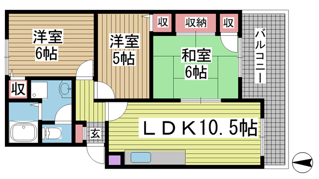 リオ谷上 106|神戸市北区谷上東町(神戸電鉄有馬線谷上駅)のアパート間取 リオ谷上 106|神戸市北区谷上東町(神戸電鉄有馬線谷上駅)のアパート間取