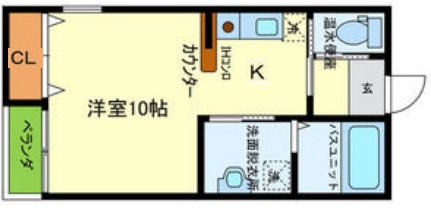 神戸市中央区山本通の賃貸物件間取画像