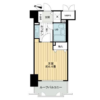 神戸市中央区東雲通の賃貸物件間取画像
